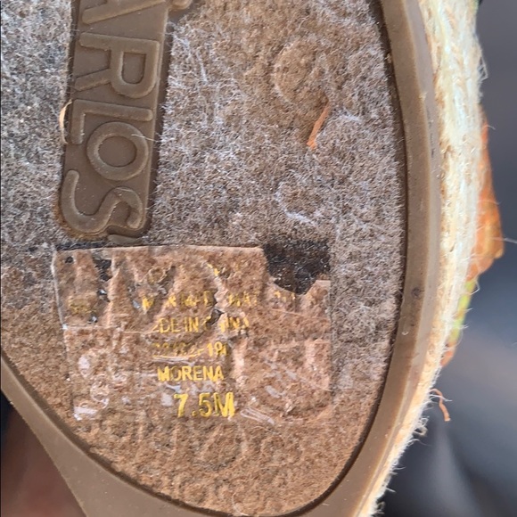 Women’s Carlos Santana platform sandals - Picture 4 of 6